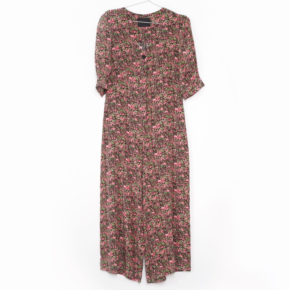 No. 6 Store, pink, black, green jumpsuit size 1